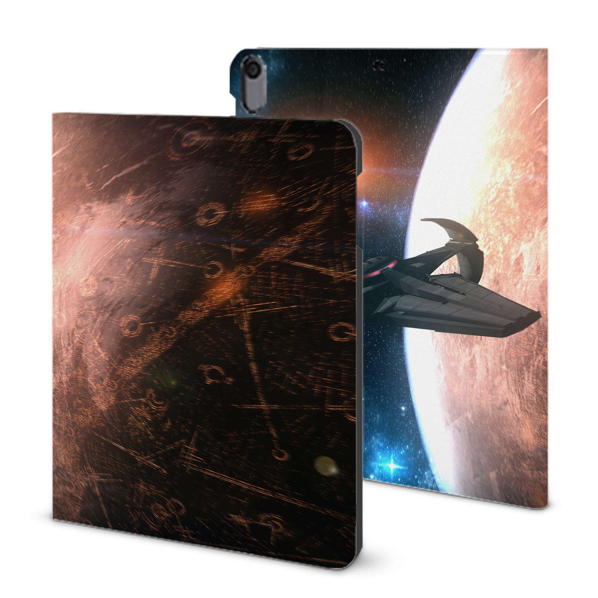 （画像用） スター・ウォーズ Star Wars IPad ケース ブック型 PUレザー TPU 耐衝撃 軽量 薄型 ペン収納なし 全面保護 IPad 各モデル対応